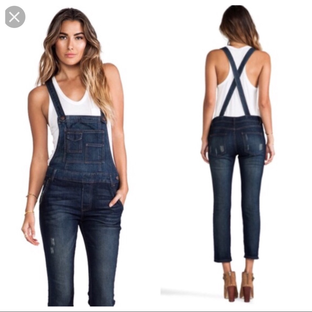 Free People Jeans Skinny Overalls